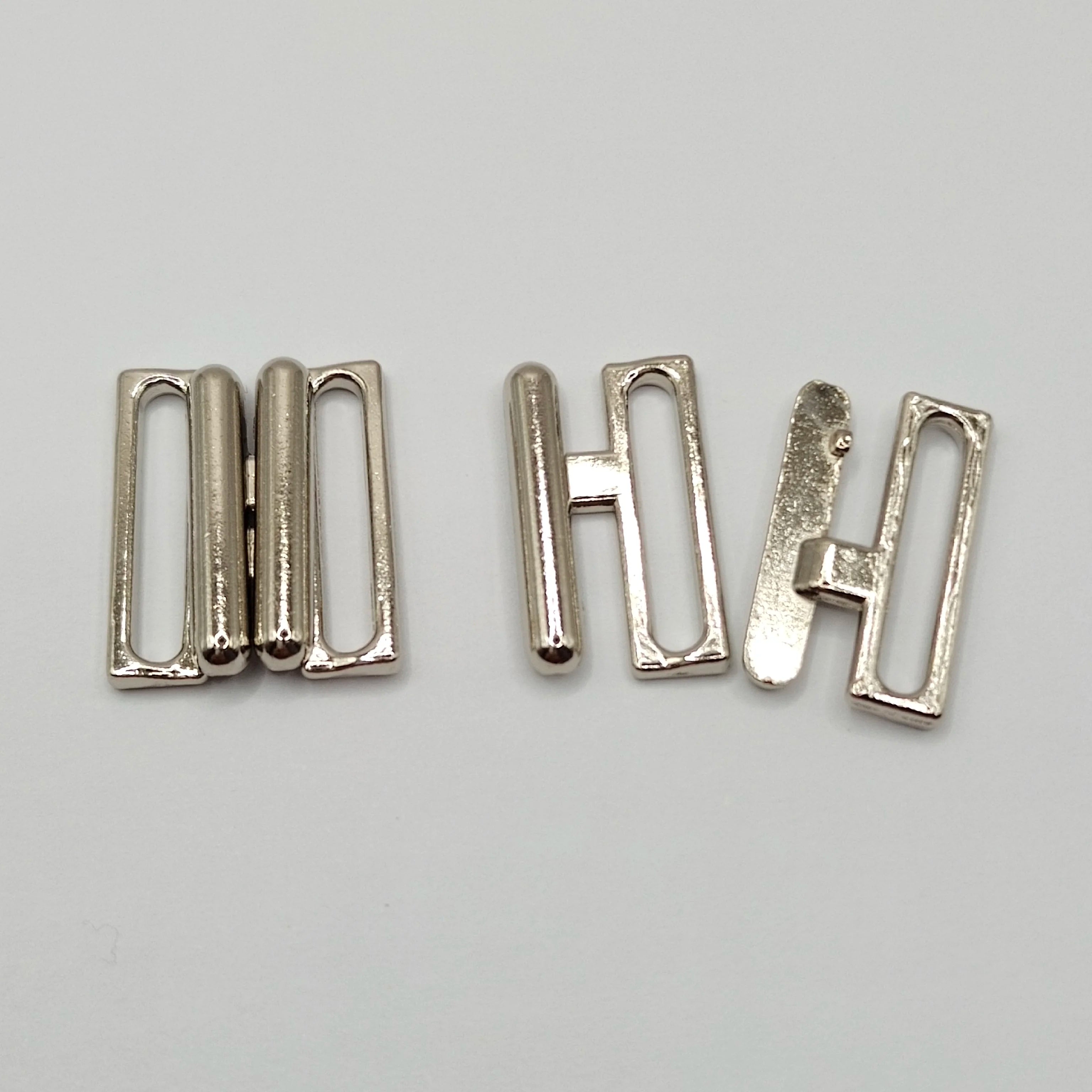 20mm Metal Buckle Zinc Alloy Beachwear Bikini Hardware Metal Swimwear Accessories Gold Metal Clasp Ring Slider