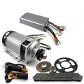 60V 1800W Electric Pedicab Planetary Gear Motor Kit Brushless Controller Chain Drive System for Heavy Tricycle Carry Cargo Trike