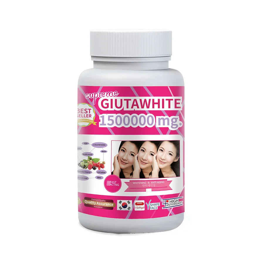 Hot Sale Liposomal Glutawhite Collagen Softgels Vitamins Natural Antioxidant Skin Whitening Capsules Supports Skin Beauty