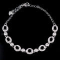 Sterling Silver 4*5mm Semi Mount Bracelet Empty Support Blank Claw Setting S925 Mountain Base Holder Without Stone Inlay for DIY