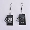 Custom Rectangle Hang Tags Fashion Paper Label for Clothing Bags Shoes with Personalized Logo