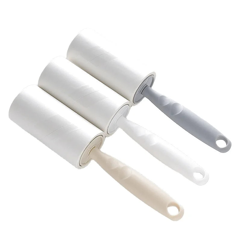 Household Manual Can Tear 10cm Drum Sticky Paper Clothing Roller Brush Coat Lint Roller Pet Hair Remover