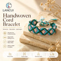 Morden Luxury Ethnic Style Bracelet Braided Handmade Adjustable Bracelets Knitted Love Word Wrap Woven Bracelets