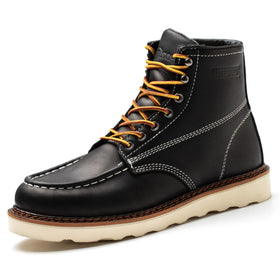 New Model Factory Price Work Boots Goodyear Welt Safety Shoes for Men