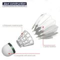 Anyball Good Quality 12pcs Fiber Cork 100% Goose Feather Badminton Shuttlecock for Professional Tournament