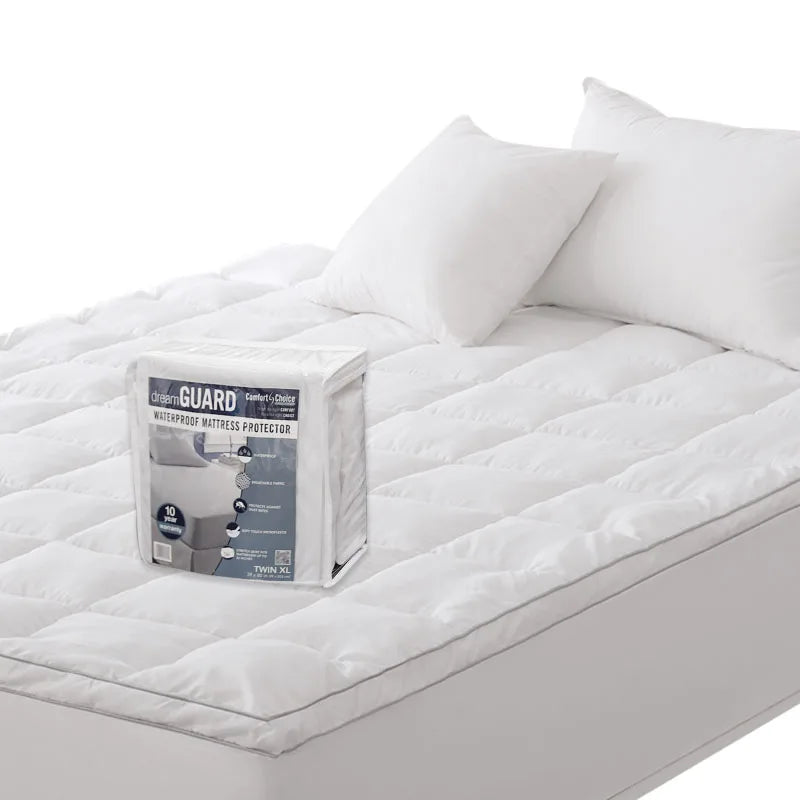 Comfortable Soft Fitted Breathable Bed Hypoallergenic Waterproof Mattress Protector