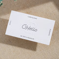 Special Texture Business Cards Embossed  High-grade Custom logo Printing Thank You Card Customized