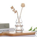 Christmas Tree Aroma Bottle 80ml Perfume Diffuser Bottle Reed Diffuser Glass Bottle