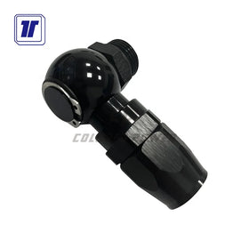 New Arrival ColoredPower Black Anodized Aluminum AN4 AN6 AN8 AN10 AN12 AN16 Adapter for Rubber Hose and Banjo Fitting