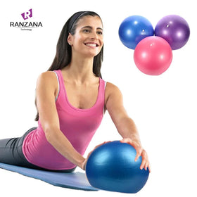 Anti-Slip 25cm Pilates Yoga Ball Eco-friendly Gym Yoga Ball Small Mini Fitness PVC Yoga Ball