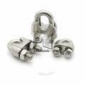Clamp Wire Rope Clips M2/3/4/6/8/10/12/14mm Wire Rope Clip Cable Bolts Rigging Hardware Clamps 304 Stainless Steel
