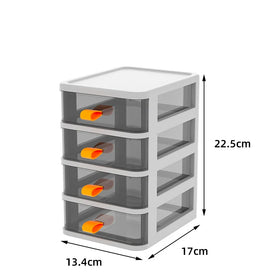 W8079 Transparent Drawer Desktop Storage Desktop Storage Drawers Desktop Storage