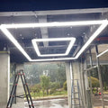 Dropshipping Hot Sale Custom Made High Performance Garage and Workshop Hexagon Led Detailing Light Car Wash Led Light