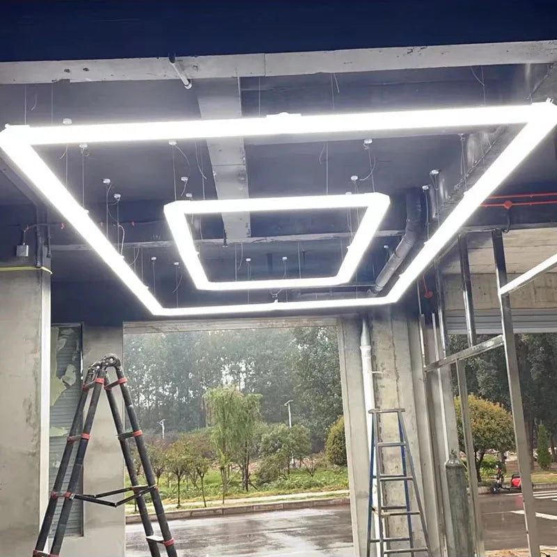 Dropshipping Hot Sale Custom Made High Performance Garage and Workshop Hexagon Led Detailing Light Car Wash Led Light