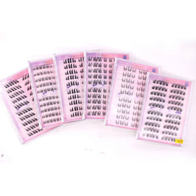 Fox Eye Factory Price Self Adhesive Cluster Lash No Glue Needed