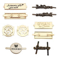 Factory Price Engraved Metal Tag Custom Handbags Metal Logo Plate Label for Bag Shoes