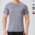 Men's Quick Dry Gym Compression Shirt Custom Summer Fitness Sport T-Shirt Breathable and Short Sleeve Blank Clothing