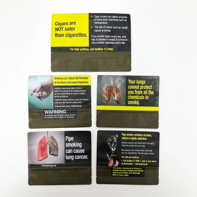 25g 50g Empty Rolling Tobacco Pouches Rolling Leaf Tobacco Packing Leaf Packaging Bag Rolling 100g Tobacco Bag