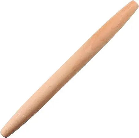 Wooden French rolling pins are used for baking and beech wood conical rolling pins are used for fudge pie crust cookie pastries