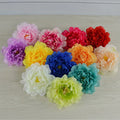 Hot Sale 13cm Silk Peony Flower Head Wedding Backdrop Decoration DIY Peony Silk Flower