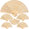 Bamboo Ribs for Wedding Party Gift Promotion Hand Fan Holder RTS