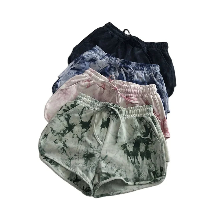 Three Points Wide Leg Temperament Leisure Sports Short Baggy Ladies Sweat Pants for