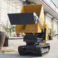Hydraulic Mini Dumper 1000KG Mini Dumper Crawler Climbing Small Tracked Carrier Tractor with Loader