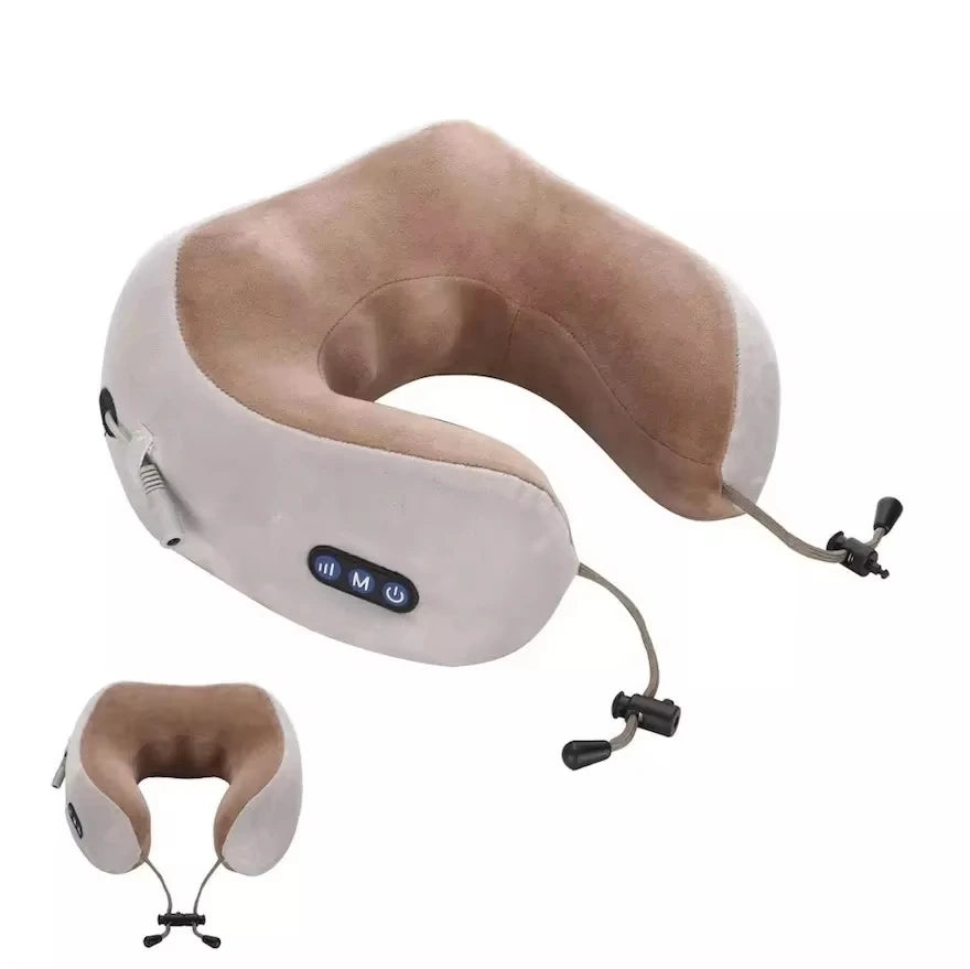 Multifunction U Shape Electrical Shiatsu Back Neck Shoulder Massager With Heating Kneading Body Massager