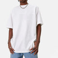 K220173 Customized Shirts for Men 100% Cotton Casual Letter 3d Embossed Technique 3d Logo T-Shirts Men Oversize T-Shirt Men