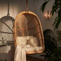 Factory Price Outdoor Garden Leisure Wicker Rattan Furniture Hammocks Egg Hanging Patio Swing Chair