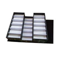 Wholesale 48pcs PU Optical Suitcase  Eyewear Frame Case Portable Glasses Display Cases with Coded Lock