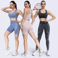 Women's Sportswear Workout Set Printed Fitness Running Yoga Outfit for Workout & Running