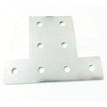 8-Hole Steel T Slot Connector Tee for 3060/4080 T-Slot Aluminum Profiles Mounting Bracket Brackets for Easy Joining