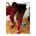 Men's Casual Plaid Pants Regular Fit Mid Rise Flat Front Zipper Fly Woven 100% Polyester