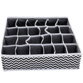 Hot Sale Practical Gray Foldable Non-Woven Fabric Storage Box Rectangle Cloth Organizer for Square Wardrobe Closet Clothes