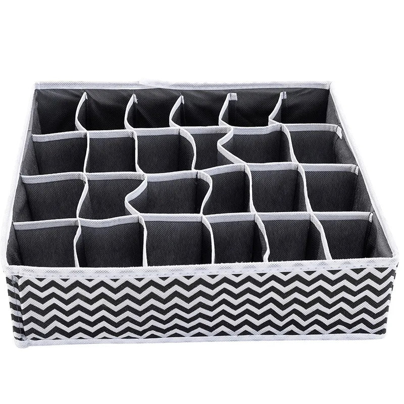 Hot Sale Practical Gray Foldable Non-Woven Fabric Storage Box Rectangle Cloth Organizer for Square Wardrobe Closet Clothes