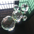 Wholesale 50mm Transparent Teardrop Shaped Polished Crystal Chandelier Beads Home Decoration Accessories