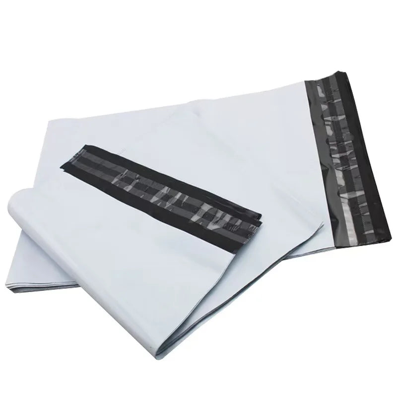 2026 Wholesale White Custom Logo Printed Plastic Cheap Postage Bag Custom Shipping Poly Mailers in Stocked