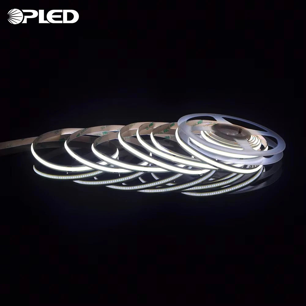 Wholesale Tailgate Rebow Exterior Facade Kitchen Counter 15m 5m 5v 1 Warna ultra Thin 12V 24V Cob Led Light Strip