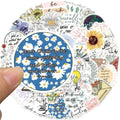 50pcs Jesus Phrase Water Bottle StickersReligious Bible Verse Aesthetic Stickers for Skateboard Laptop Guitar Luggage Vinyl