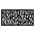 Laser Cut Steel Privacy Panels with Heat Treated Finish for Farm and Garden Outdoor Fencing