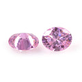Fashion Jewelry Factory Price Oval Cut Synthetic Cubic Zirconia CZ Gems Pink Color Loose Gemstone for Jewelry
