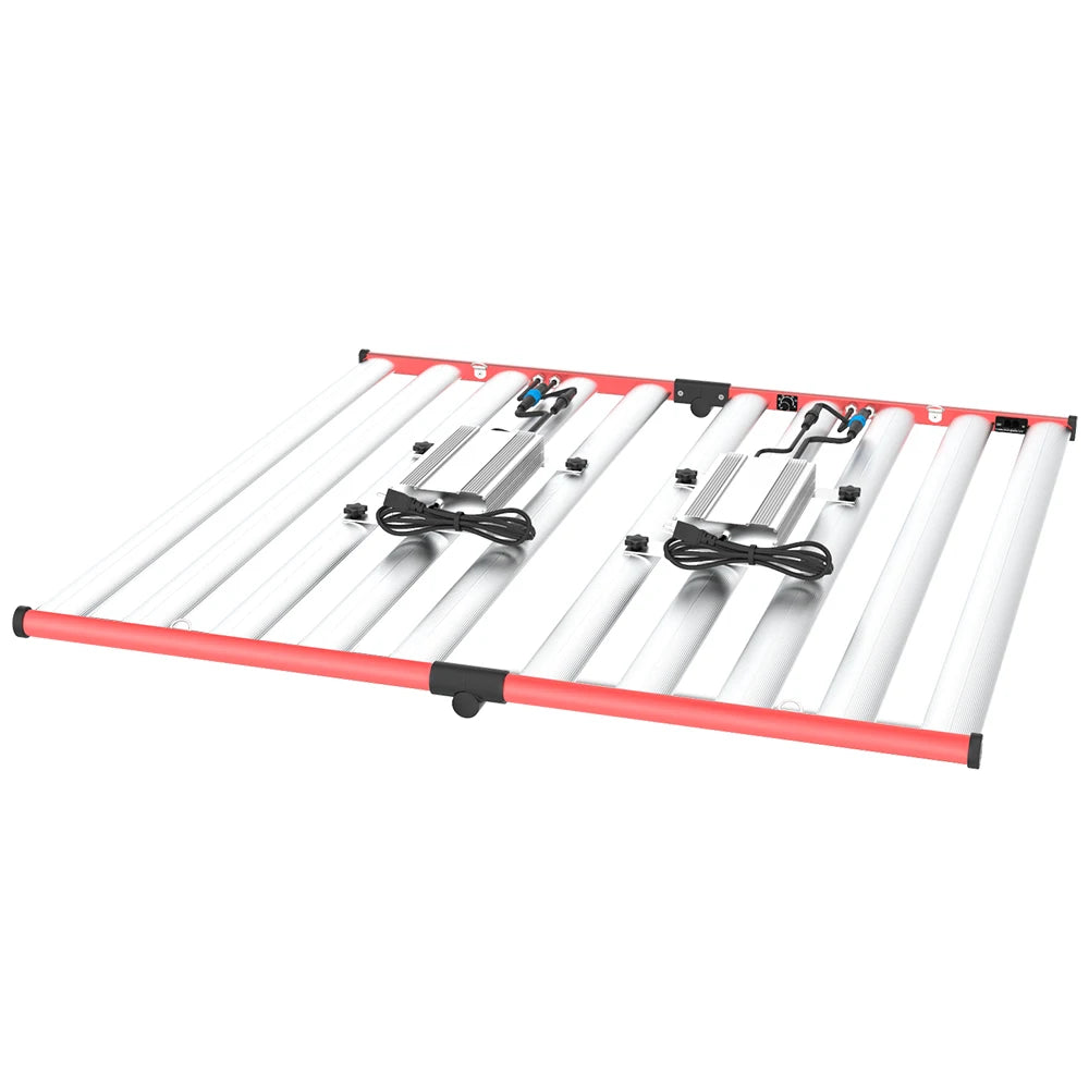 US Stock Commercial Aluminum LED Grow Light Indoor Hydroponics Plants 10 Bar Full Spectrum 1000W IP65 Rating LM301H Chip Bloom