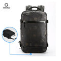 For 8983 Unisex 16 Inch USB Oxford Laptop Backpack Waterproof 20-39L Camping and Outdoor Sports for Travel