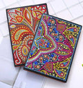 Notebook With Diamond Painting Cover Diy Special Shaped Diamond Painting Diary Book A5 Office Notebook Diamond Art Crafts