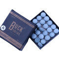 BUCK 50pcs/box M 9/10/11/12/13mm Black Monolayer Layer Pigskin Pool Cue Tips