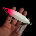 100g 120g Luminous Slow Pitch Jig Saltwater Jigging Lure Sinking Lead Fish Iron Bait Metal Lead Lure