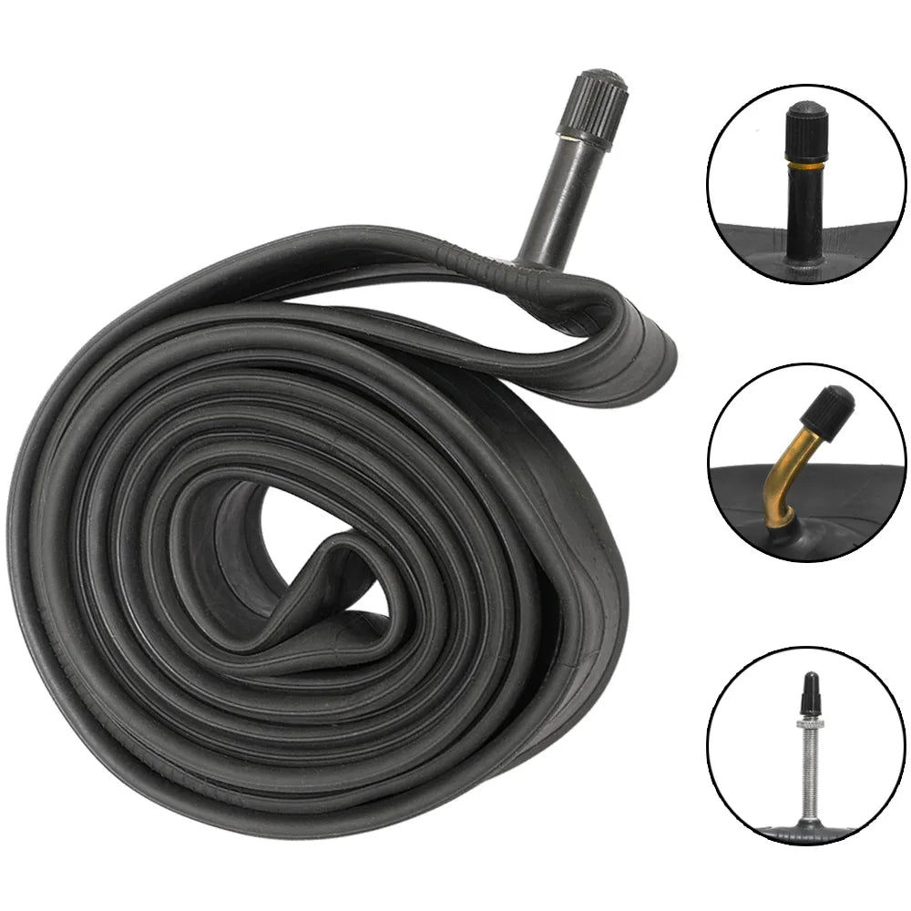 Mountain Road Bike Tyre Presta Schrader Valve 26/27.5/29/700c Bike Inner Tube Butyl Rubber Bicycle Tube Tire Tube