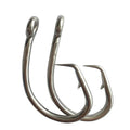 Big Game Stainless Steel Sea Fishing  Saltwater Tuna Circle Hook Silver Eagle Hook