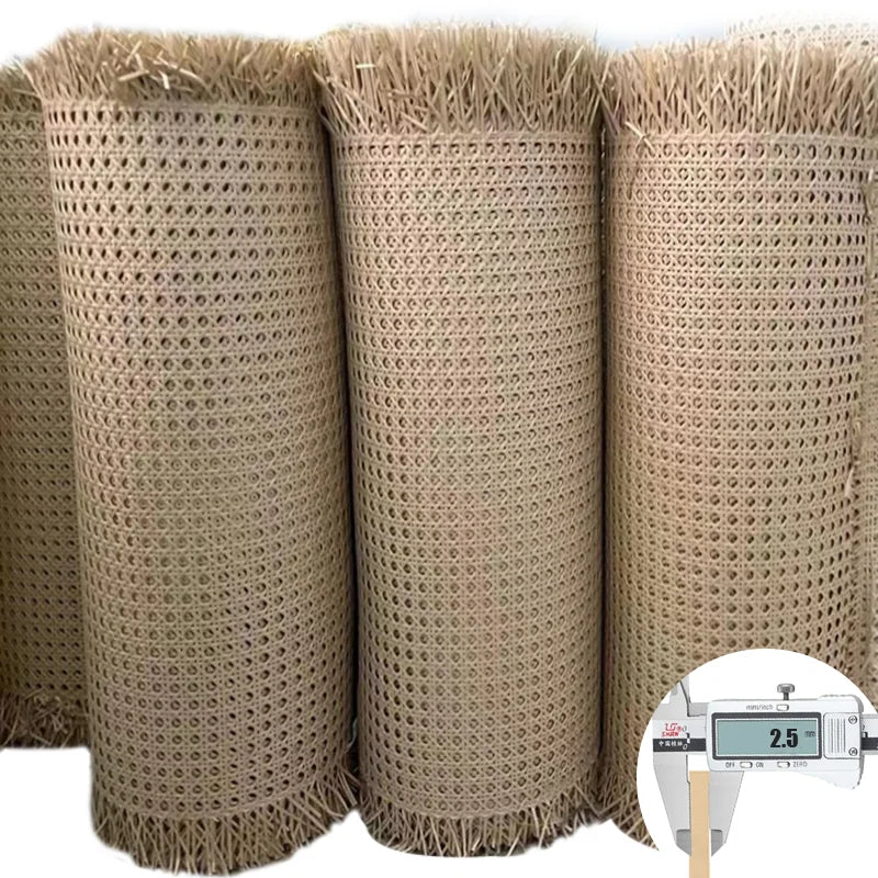 New Design Plastic Synthetic Rattan Cane Roll Rattan Sheet Webbing From Vietnam